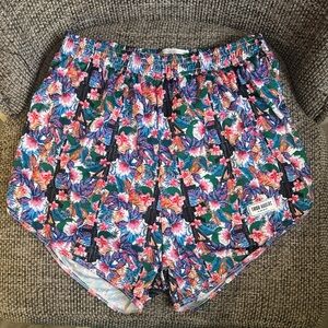 Thigh hugger tropical machine gun shorts size M/L
